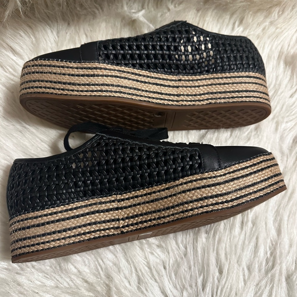 Vince Camuto Merlea Woven Platform Sneakers - Picture 11 of 12